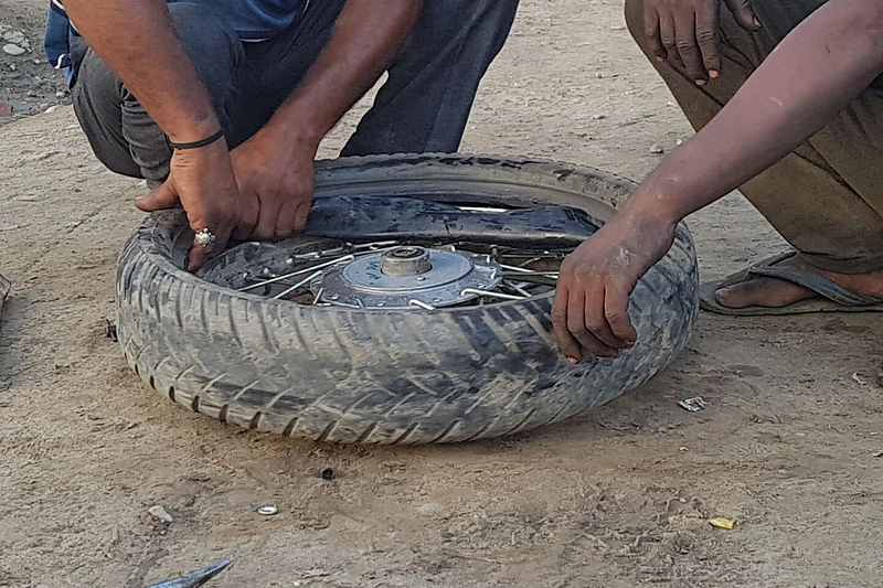 Laidų vedėjo Viktoro Jakovlevo kelionės po Indiją akimirka