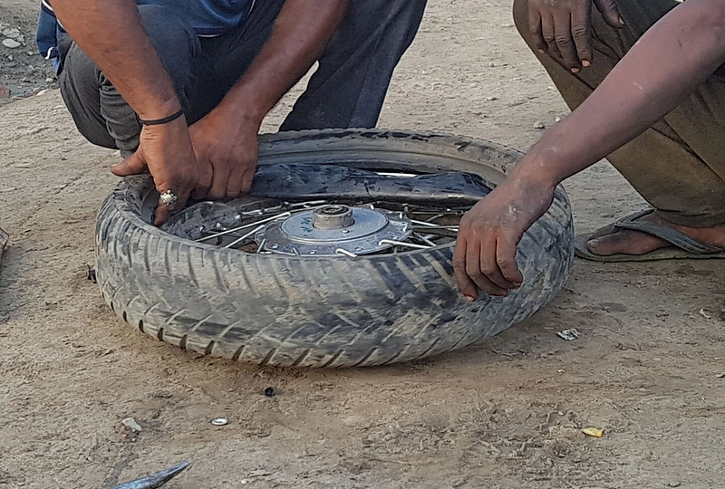 Laidų vedėjo Viktoro Jakovlevo kelionės po Indiją akimirka