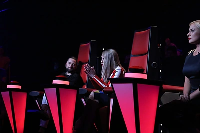 Projekto „Lietuvos balsas“ filmavimo akimirkos