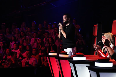 Projekto „Lietuvos balsas“ filmavimo akimirkos