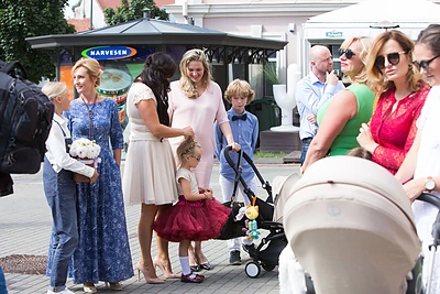 Aistė ir Antanas Guogos pakrikštijo antrąjį sūnų