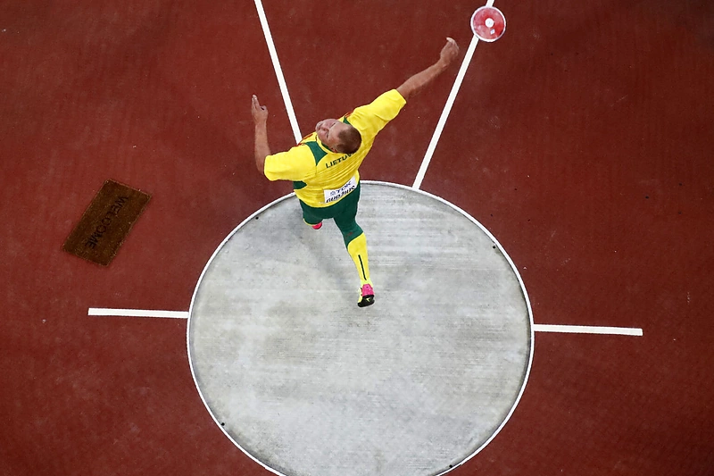 Pasaulio disko metimo čempionas Andrius Gudžius