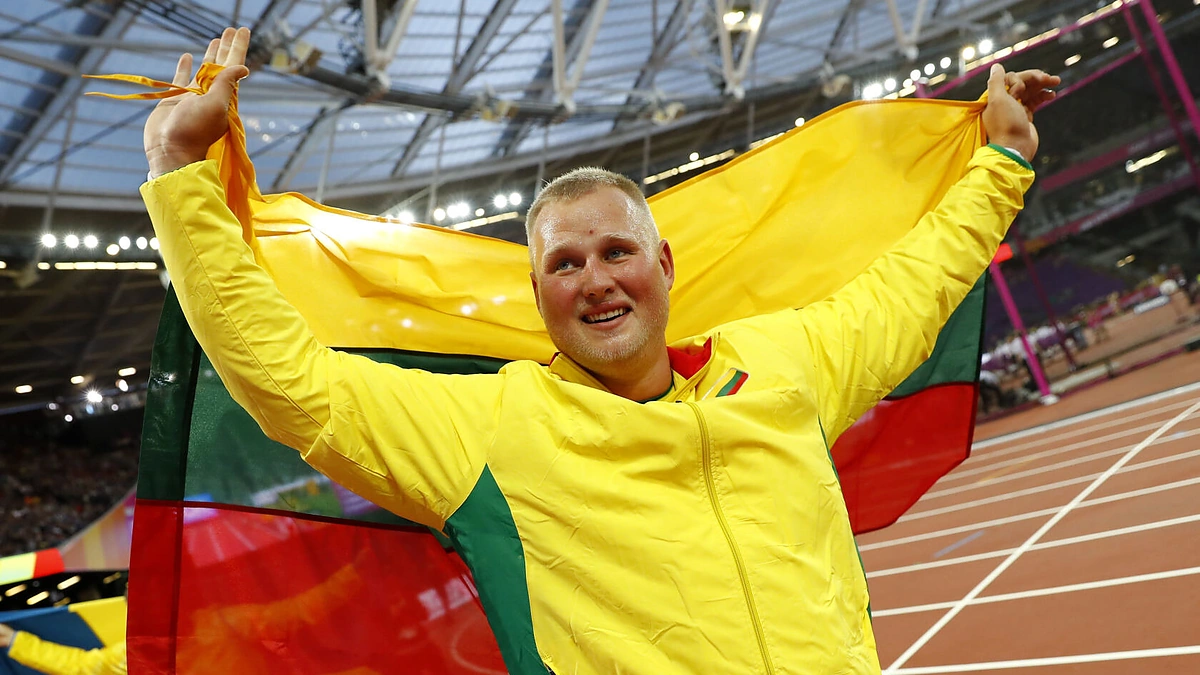 Pasaulio disko metimo čempionas Andrius Gudžius