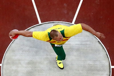 Pasaulio disko metimo čempionas Andrius Gudžius