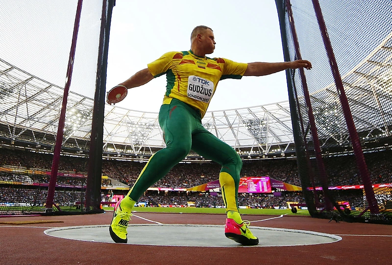 Pasaulio disko metimo čempionas Andrius Gudžius