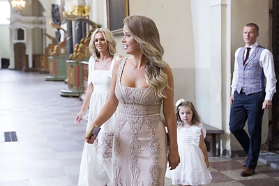 Darvydo ir Sandros Šernų sūnaus krikštynos / Irmanto Gelūno / BNS nuotr.