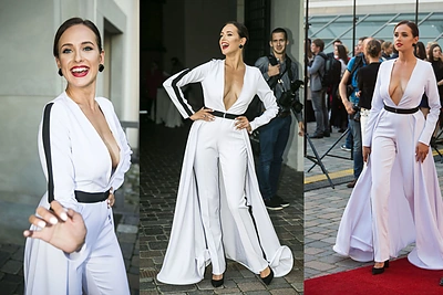 Provokuojantį drabužį pasisiuvusi Viktorija Šaulytė patikino – neturi ko gėdytis