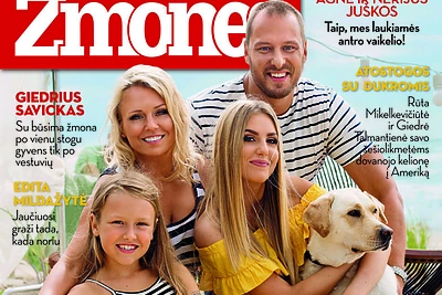 Violeta ir Vilius Tarasovai su dukromis