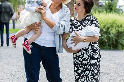 Barbora, Regvita MacDonald ir Ramutė Pangonienė