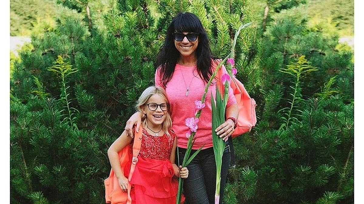 Jurga Baltrukonytė su dukra Paula