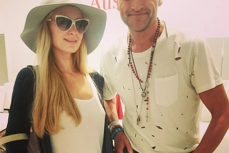 Viešbučių tinklo „Hilton“ paveldėtoja Paris Hilton ir verslininkas Žilvinas Grigaitis