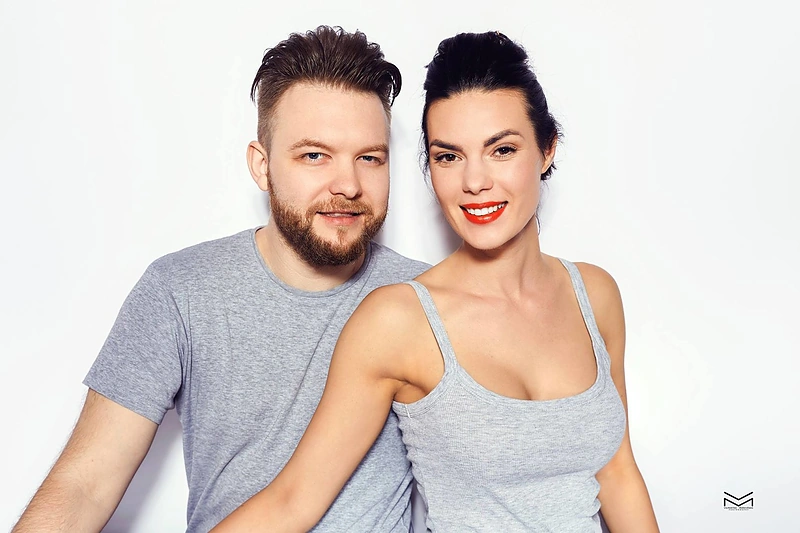 Arvydas Martinėnas-Vudis ir Sandra Stučinskaitė / Vilmanto Morkvėno nuotr.