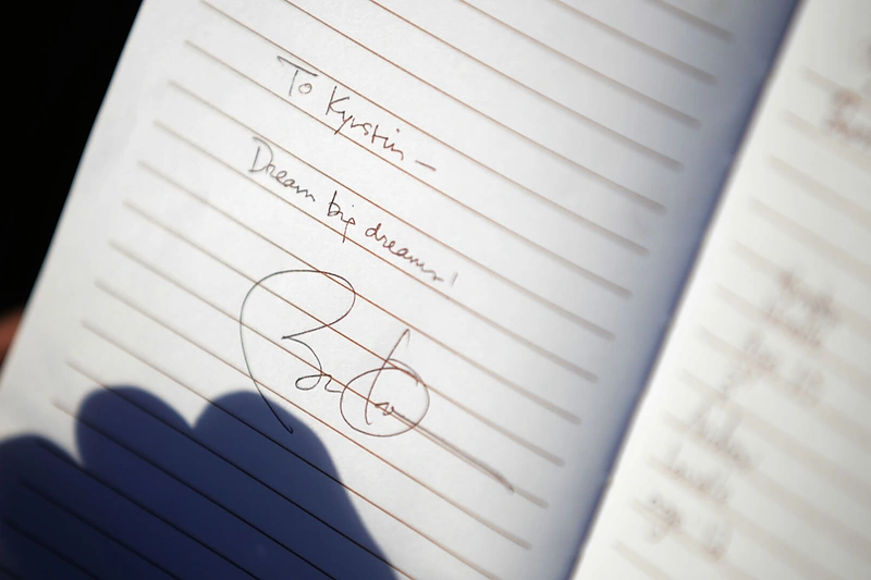 Buvusio JAV Prezidento Barako Obamos parašas