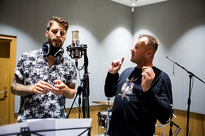 Justinas Jarutis ir Saulius Urbonavičius-Samas