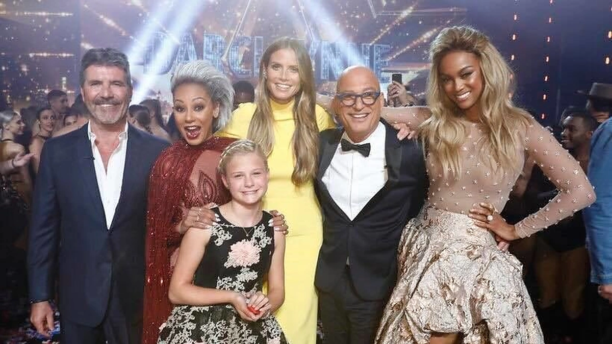 Darci Lynne su „Amerikos talentų“ teisėjais