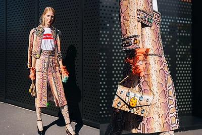 Milano mados savaitės gatvės stilius