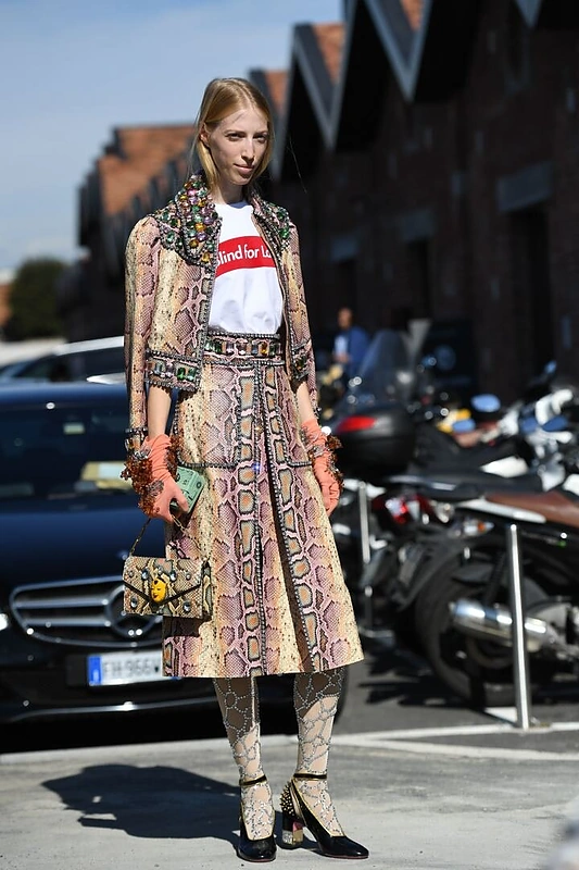 Milano mados savaitės gatvės stilius