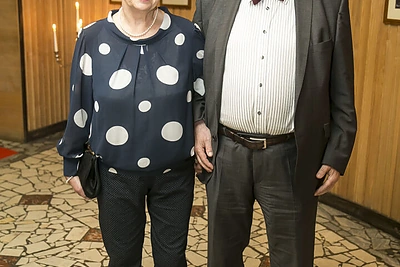 Donatas Katkus su žmona