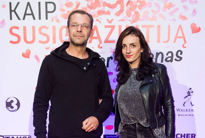 Aras Vėberis su Martyna Kerbedyte