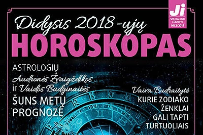Žurnalas „Didysis 2018-ųjų horoskopas“ jau primena – Naujieji ne už kalnų!