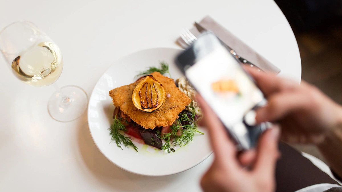 Fotografuojamas maistas