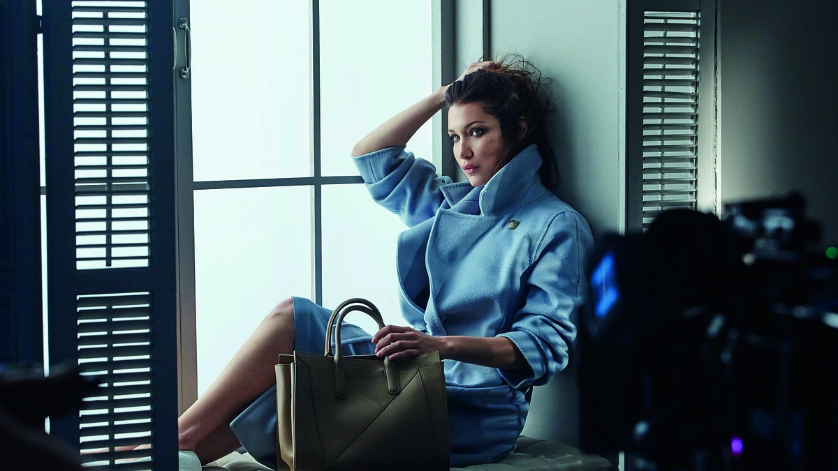 „Max Mara“ įvaizdinė fotosesija, Bella Hadid