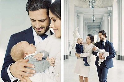 Paviešintos vasarą gimusio Švedijos princo Gabrieliaus nuotraukos