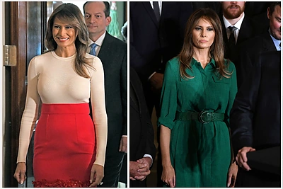 Melania Trump reabilitavosi po praėjusią savaitę įvykusios stiliaus katastrofos