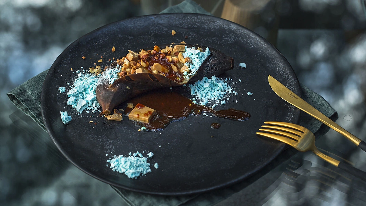 „52 kartai“ keptas bananas