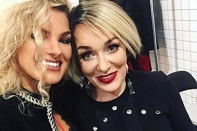 Vizažistė Gabrielė Sabaliauskaitė ir Džordana Butkutė / Asmeninio albumo nuotr.