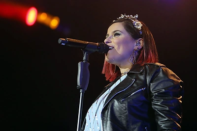 Nelly Furtado koncerto akimirka