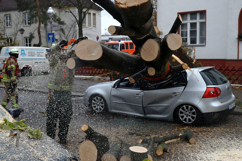 Vokietiją nusiaubė audra Herwart