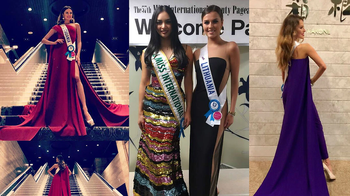 Patricija Belousova dalyvauja grožio konkurse „Miss International“