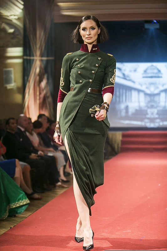 Monika Račiūnaitė - dizainerio Juozo Statkevičiaus kolekcijos modelis