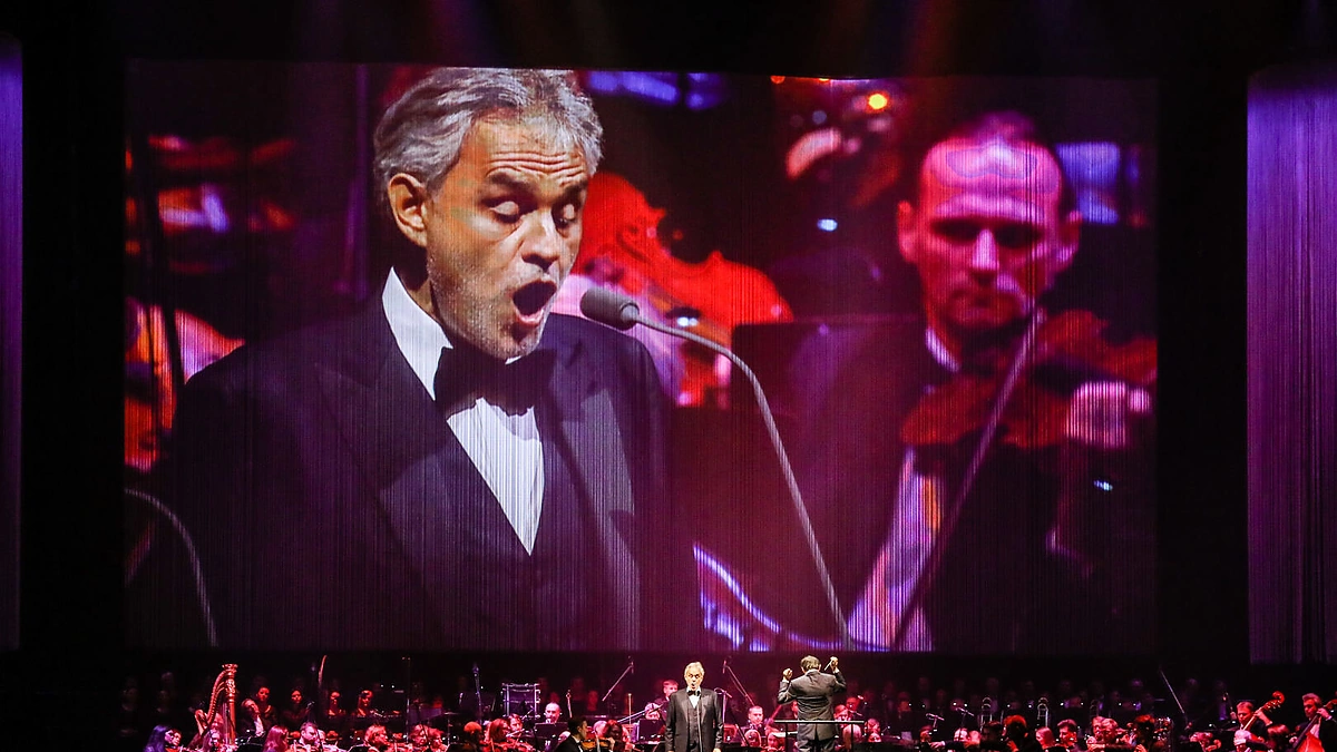 Andrea Bocelli koncerto Kaune akimikra