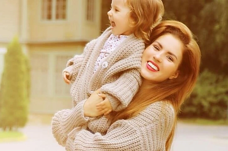 Sotera Šveikauskaitė su dukra Arete