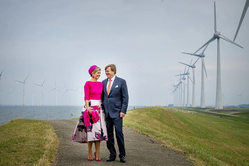 Nyderlandų monarchų pora - karalius Willemas-Alexanderis ir karalienė Maxima