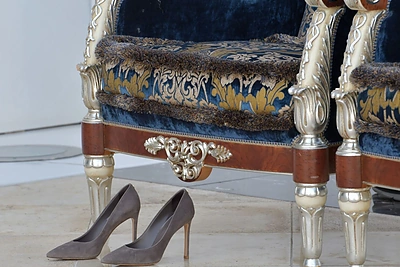 Prancūzijos prezidentas Emmanuelis Macronas su žmona Brigitte Trogneux Macron - vizito akimirkos Jungtiniuose Arabų Emyratuose