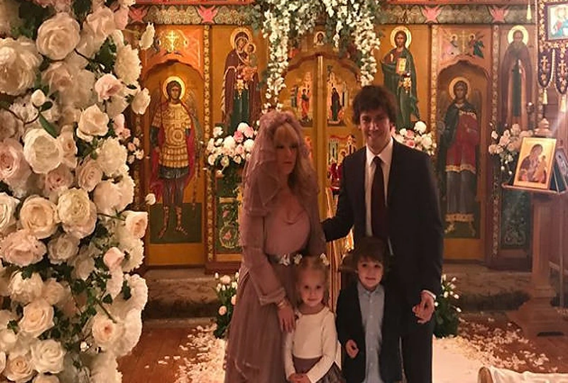 Bažnytinė Alos Pugačiovos ir Maksimo Galkino santuokos ceremonija / „Instagram“ nuotr.