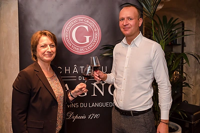Prancūzų vyno ūkio „Chateau de Gragnos" kūrinių degustacija