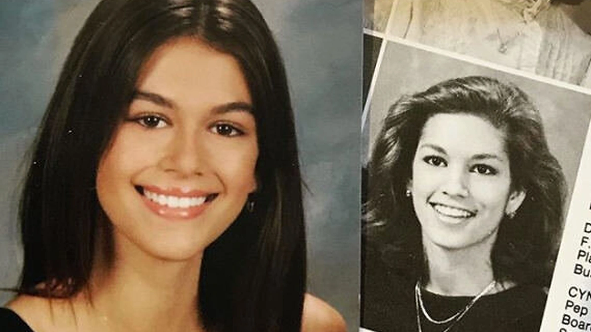 Kaia Gerber ir Cindy Crawford