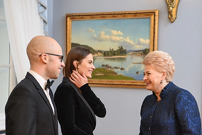 Vidas Bareikis, Jurga Šeduikytė ir Dalia Grybauskaitė