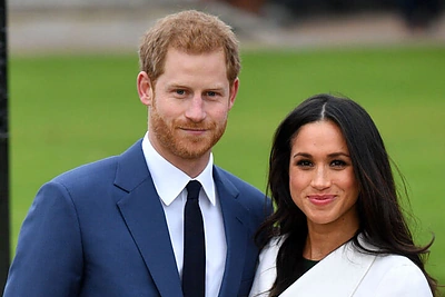 Princas Harry su sužadėtine Meghan Markle