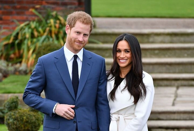 Princas Harry su sužadėtine Meghan Markle