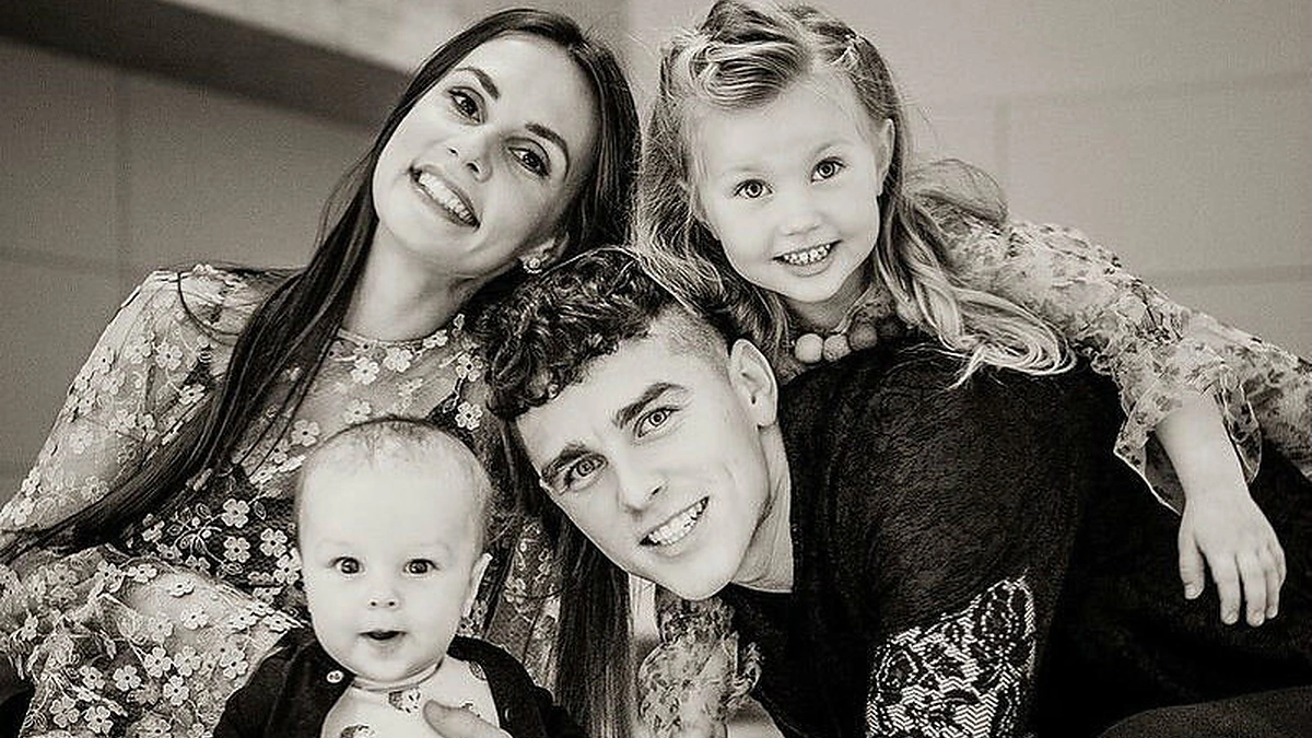 Donatas Montvydas su šeima