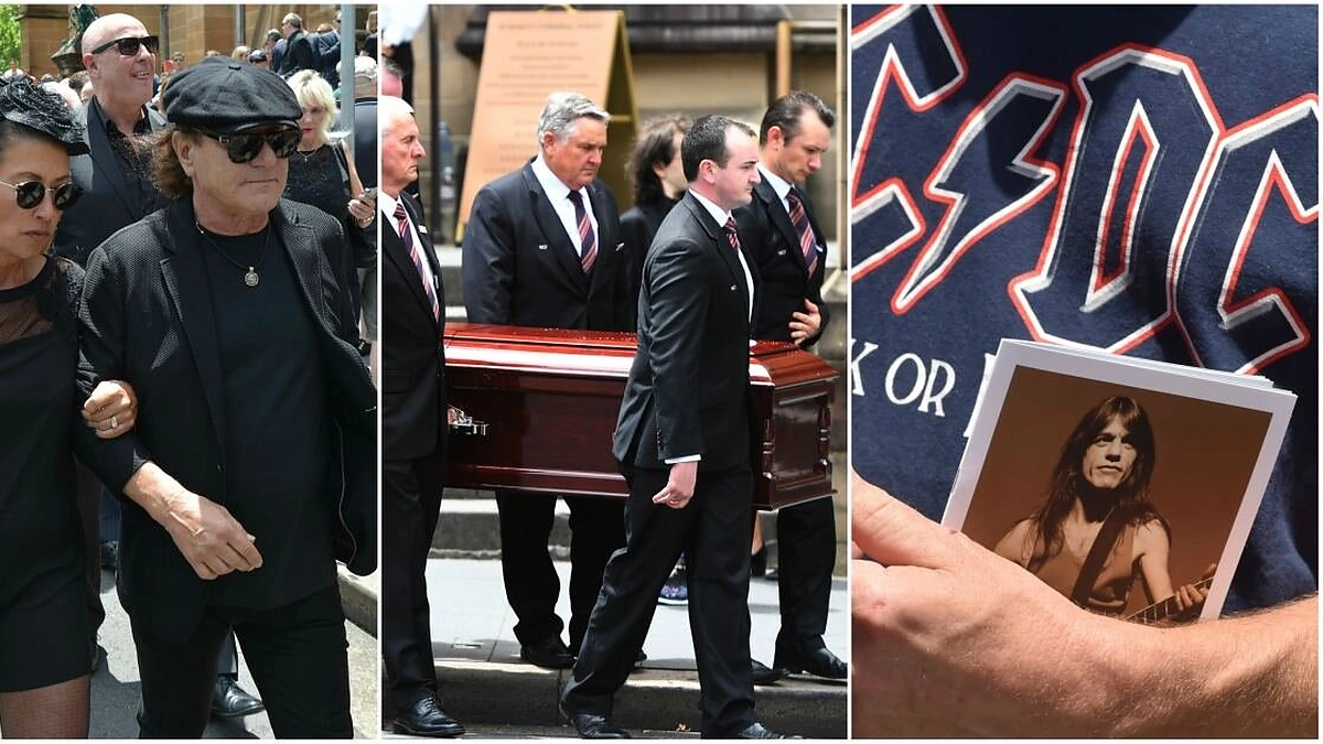 Malcolmo Youngo laidotuvių akimirka