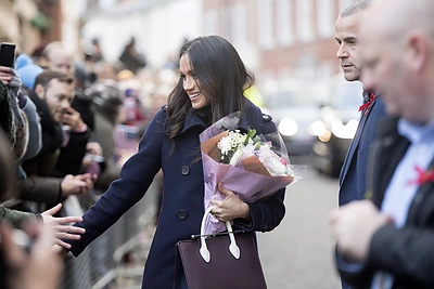 Meghan Markle ir princo Harry susitikimas su Notingemo bendruomene