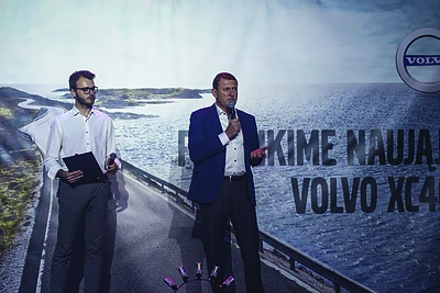 Automobilio „Volvo XC40“ pristatymas