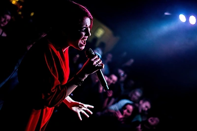 Monika Pundziūtė-Moniqué surengė koncertą sostinės gėjų klube