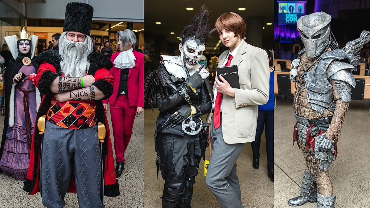 Renginio „Comic Con Baltics“ akimirka